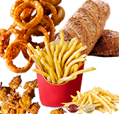 Fried Snacks and Cheese Balls